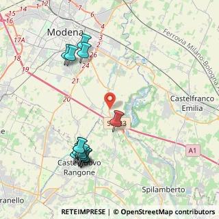 Mappa Stradello del, 41126 Modena MO, Italia (4.73786)