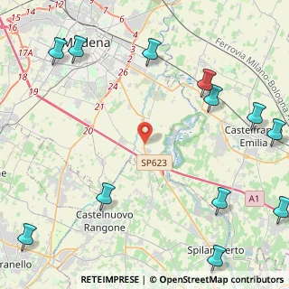 Mappa Stradello del, 41126 Modena MO, Italia (6.68167)