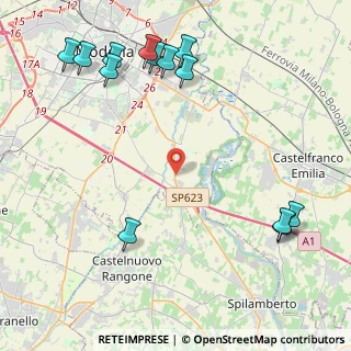 Mappa Stradello del, 41126 Modena MO, Italia (5.68692)