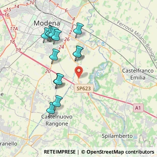 Mappa Stradello del, 41126 Modena MO, Italia (4.05385)