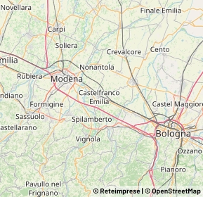 Mappa 41013 Castelfranco Emilia MO, Italia (17.086)