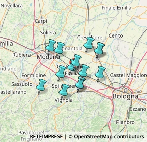 Mappa Via Peschiera, 41013 Castelfranco Emilia MO, Italia (9.44286)