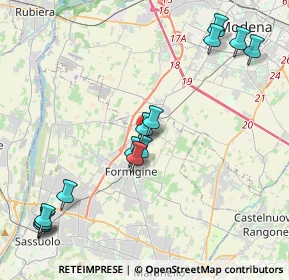 Mappa Via Filippo Brunelleschi, 41043 Formigine MO, Italia (4.90786)