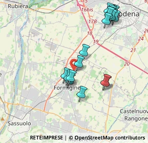 Mappa Via Filippo Brunelleschi, 41043 Formigine MO, Italia (4.4735)