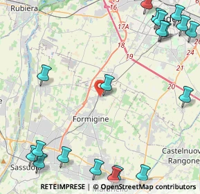 Mappa Via Filippo Brunelleschi, 41043 Formigine MO, Italia (6.759)