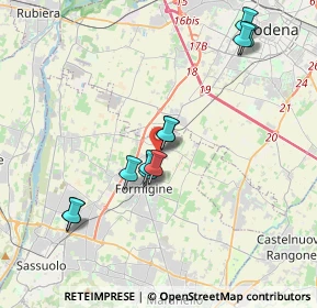 Mappa Via Filippo Brunelleschi, 41043 Formigine MO, Italia (3.58)