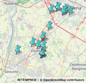 Mappa Via Filippo Brunelleschi, 41043 Formigine MO, Italia (4.07188)