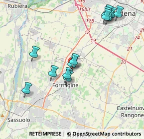 Mappa Via Filippo Brunelleschi, 41043 Formigine MO, Italia (4.28308)