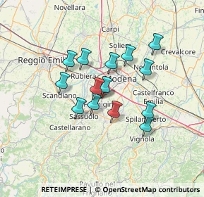 Mappa Via Enrico Mattei, 41043 Formigine MO, Italia (10.88)
