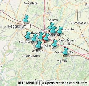 Mappa Via Radici in Piano, 41043 Casinalbo MO, Italia (9.50533)