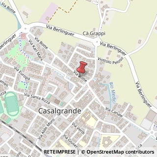 Mappa Via Botte, 8, 42013 Casalgrande, Reggio nell'Emilia (Emilia Romagna)