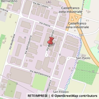 Mappa Via dell'Artigianato, 15, 41018 San Cesario sul Panaro, Modena (Emilia Romagna)