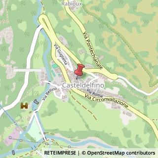 Mappa Via Pontechianale, 19, 12020 Casteldelfino, Cuneo (Piemonte)