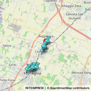 Mappa Via Pietro Giardini, 41043 Formigine MO, Italia (2.03308)