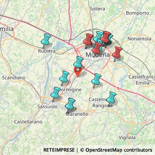 Mappa Stradello Turchetto, 41043 Formigine MO, Italia (7.35611)