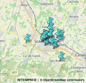 Mappa Via Magati C., 42019 Scandiano RE, Italia (0.849)