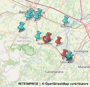 Mappa Via Magati C., 42019 Scandiano RE, Italia (7.578)