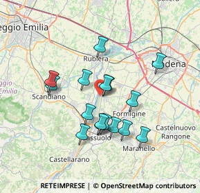 Mappa Via Secchia, 41049 Sassuolo MO, Italia (6.14063)