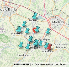 Mappa Via Secchia, 41049 Sassuolo MO, Italia (6.815)