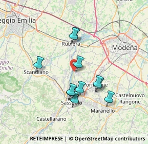 Mappa Via Secchia, 41049 Sassuolo MO, Italia (6.20636)