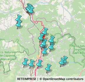 Mappa Via Isolabuona, 16019 Ronco Scrivia GE, Italia (8.5485)