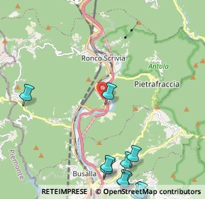 Mappa Via Isolabuona, 16019 Ronco Scrivia GE, Italia (3.22182)