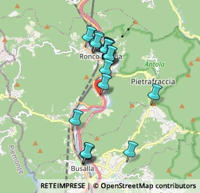 Mappa Via Isolabuona, 16019 Ronco Scrivia GE, Italia (1.6655)