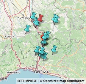 Mappa Via Isolabuona, 16019 Ronco Scrivia GE, Italia (9.854)