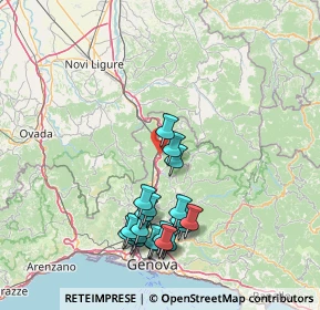Mappa Via Isolabuona, 16019 Ronco Scrivia GE, Italia (16.005)