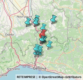 Mappa Via Isolabuona, 16019 Ronco Scrivia GE, Italia (9.843)