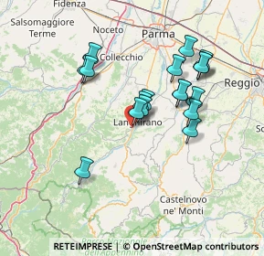 Mappa SP61, 43013 Langhirano PR, Italia (12.79167)
