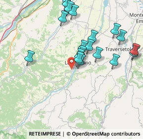 Mappa SP61, 43013 Langhirano PR, Italia (8.339)