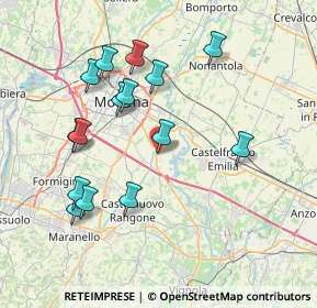 Mappa Via Vittoria Colonna, 41126 Modena MO, Italia (7.804)