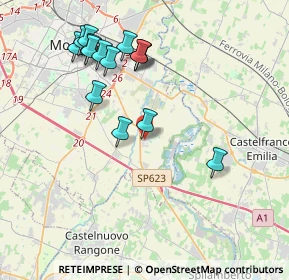 Mappa Via Vittoria Colonna, 41126 Modena MO, Italia (4.05867)