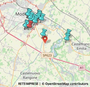 Mappa Via Vittoria Colonna, 41126 Modena MO, Italia (4.0375)