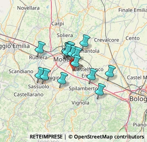 Mappa Via Vittoria Colonna, 41126 Modena MO, Italia (9.32533)