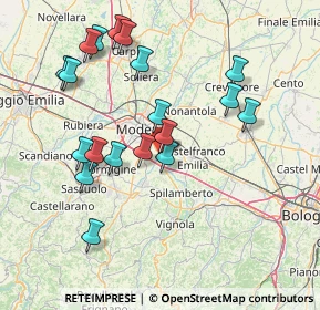 Mappa Via Vittoria Colonna, 41126 Modena MO, Italia (15.66211)