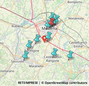 Mappa Stradello Senni, 41126 Modena MO, Italia (6.23917)