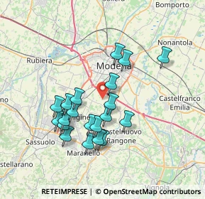 Mappa Stradello Senni, 41126 Modena MO, Italia (6.6145)