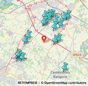 Mappa Stradello Senni, 41126 Modena MO, Italia (4.131)