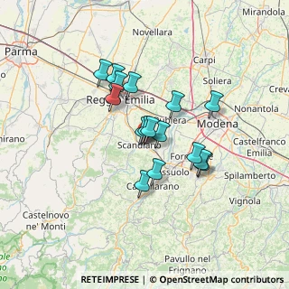 Mappa Via Giovanni Fattori, 42019 Scandiano RE, Italia (10.33188)