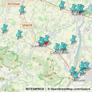 Mappa Via Giovanni Fattori, 42019 Scandiano RE, Italia (6.0115)
