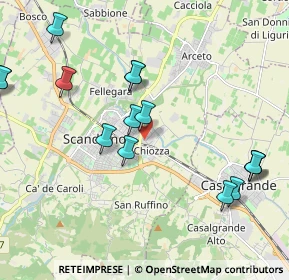 Mappa Via Giovanni Fattori, 42019 Scandiano RE, Italia (2.34733)