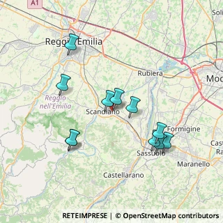 Mappa Via Giovanni Fattori, 42019 Scandiano RE, Italia (7.25909)
