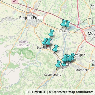 Mappa Via Giovanni Fattori, 42019 Scandiano RE, Italia (6.58214)