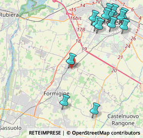 Mappa Via Vedriani, 41043 Formigine MO, Italia (5.64357)