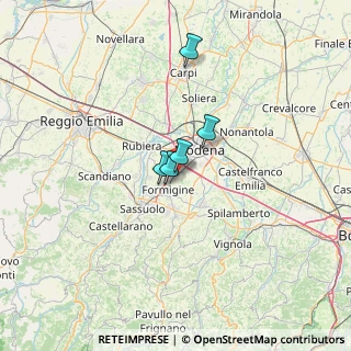 Mappa Via Vedriani, 41043 Formigine MO, Italia (53.03833)
