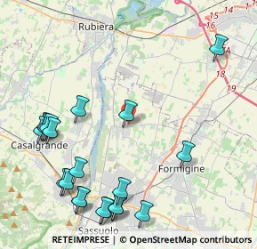 Mappa Via B. Venturelli, 41043 Formigine MO, Italia (5.38)