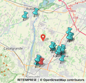 Mappa Via B. Venturelli, 41043 Formigine MO, Italia (4.187)