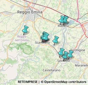 Mappa Via A. de Gasperi, 42019 Scandiano RE, Italia (5.62571)